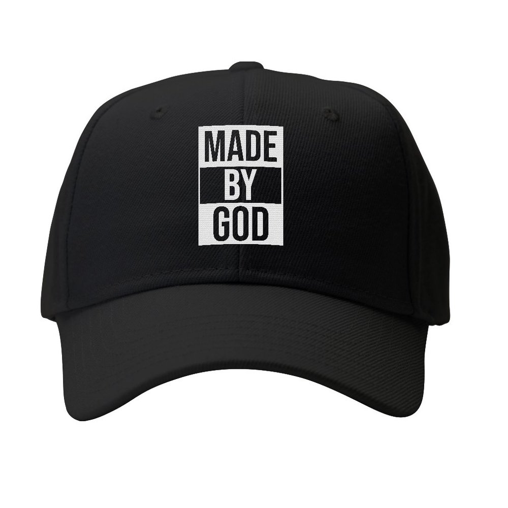 BOX LOGO MADE BY GOD HAT (Embroidered/Stiched)